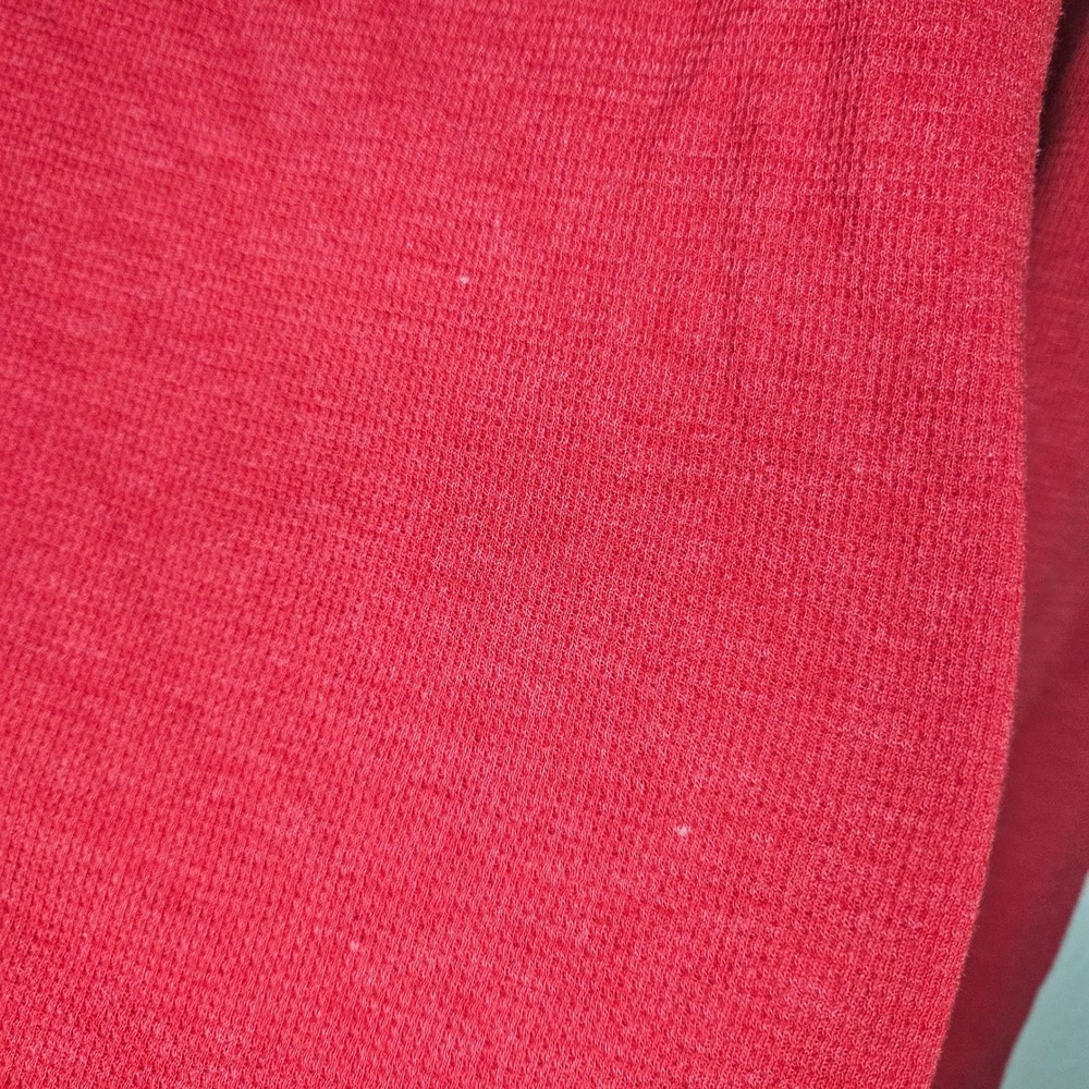 Victorias Secret PINK Red Thermal Henley Long Sleeve - Picture 5 of 6